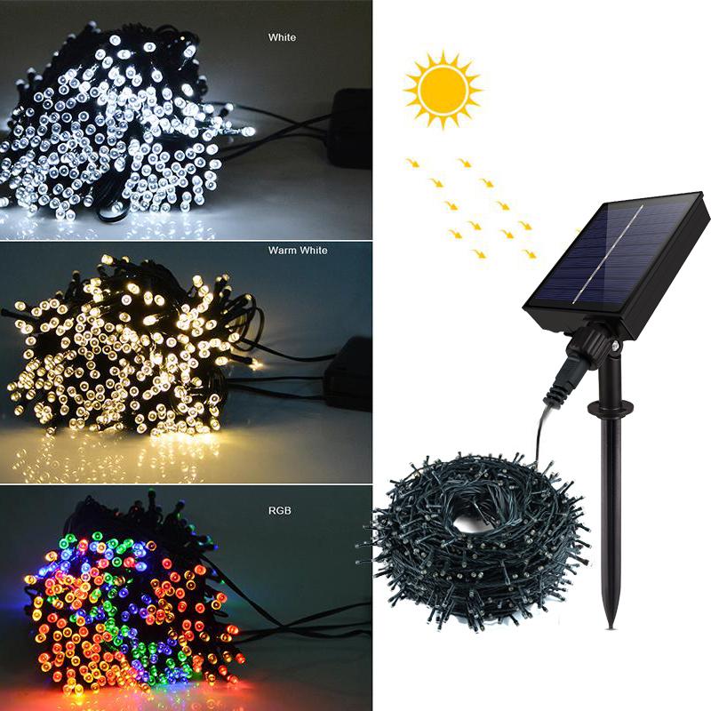 Extensión de Luces Con Panel Solar x 30 metros