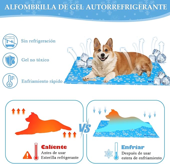 Tapete De Gel Frio Para Mascotas