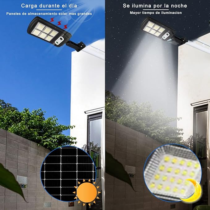 FAROLA SOLAR CON CONTROL