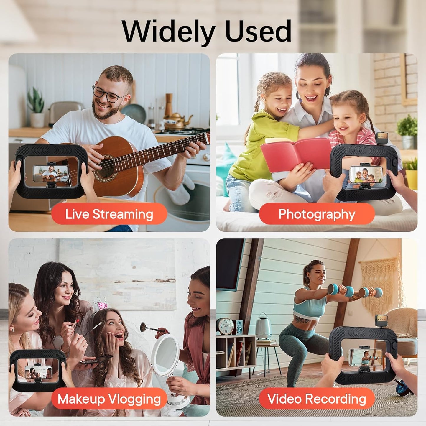 Aro de Luz Cuadrado Tres Tonos