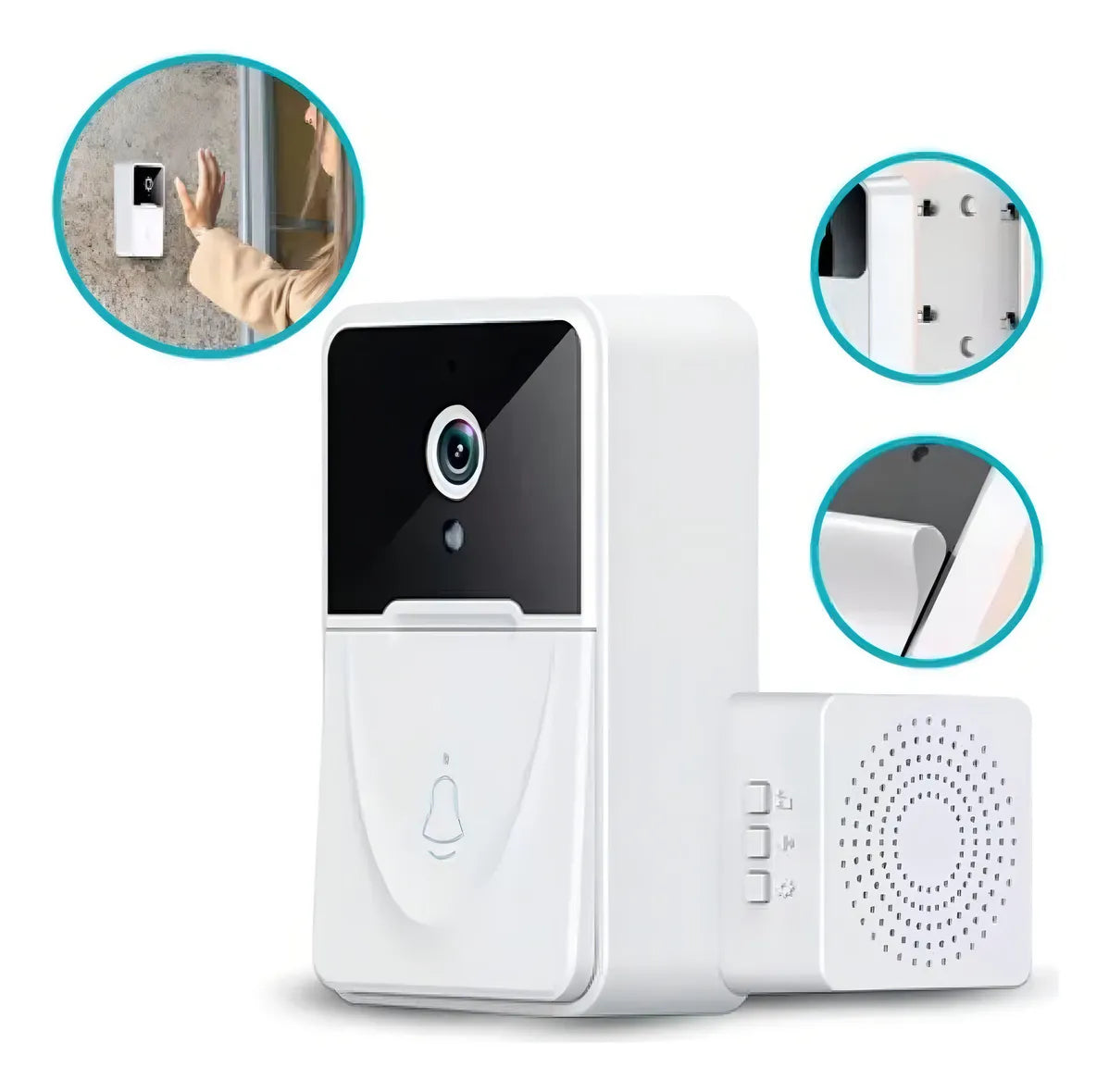 TIMBRE INTELIGENTE CON CAMARA WIFI
