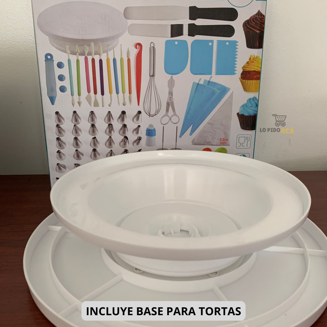 Kit Decoración con plato giratorio