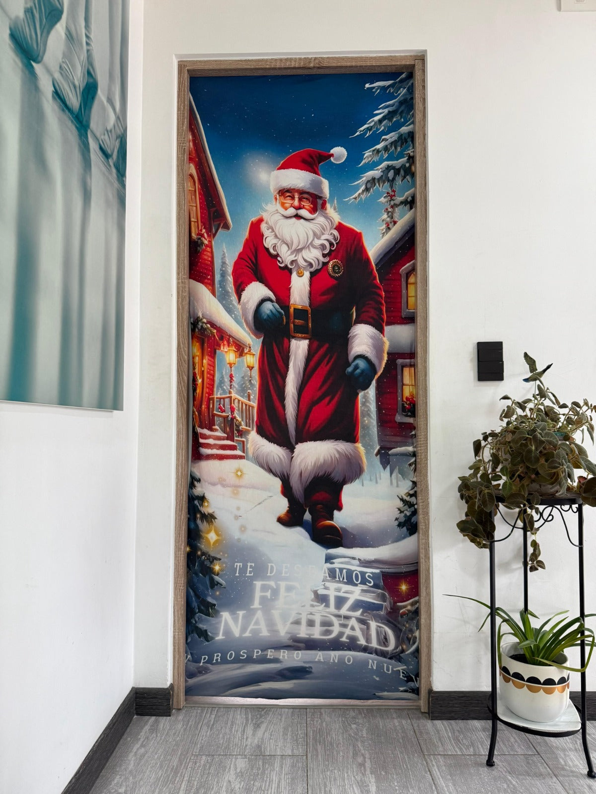 FUNDAS PARA PUERTAS NAVIDEÑAS