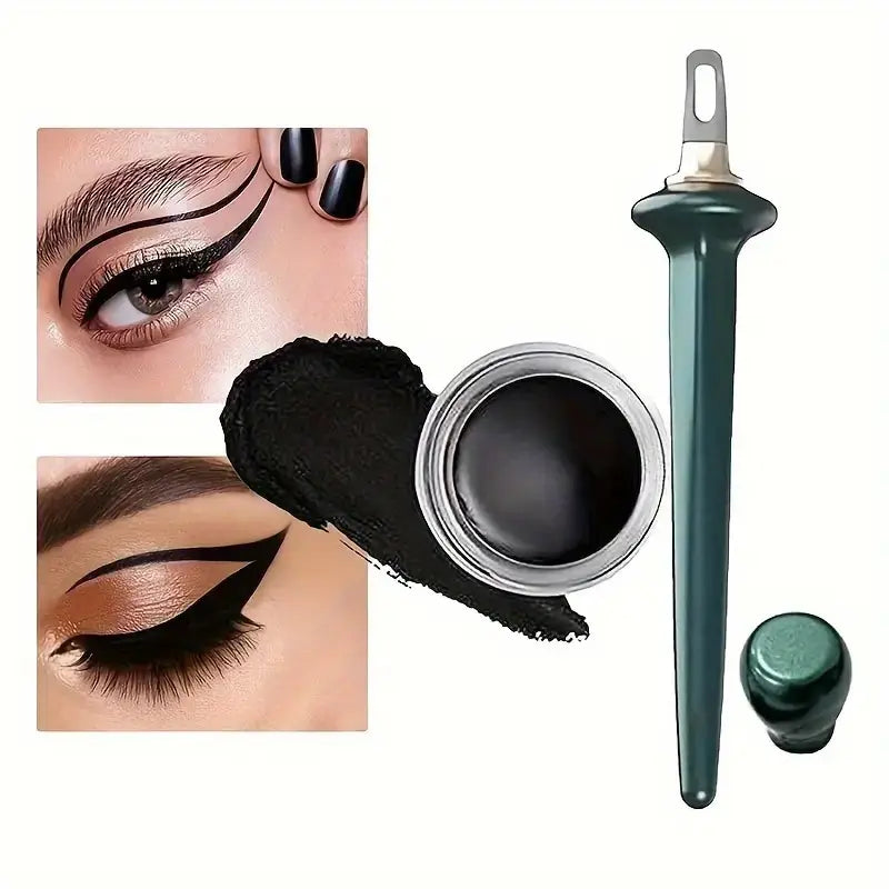 Delineador de Ojos color negro en crema +aplicador