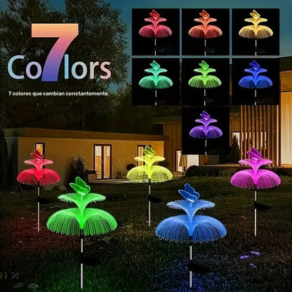 LUZ SOLAR PARA JARDÍN -SET X 2