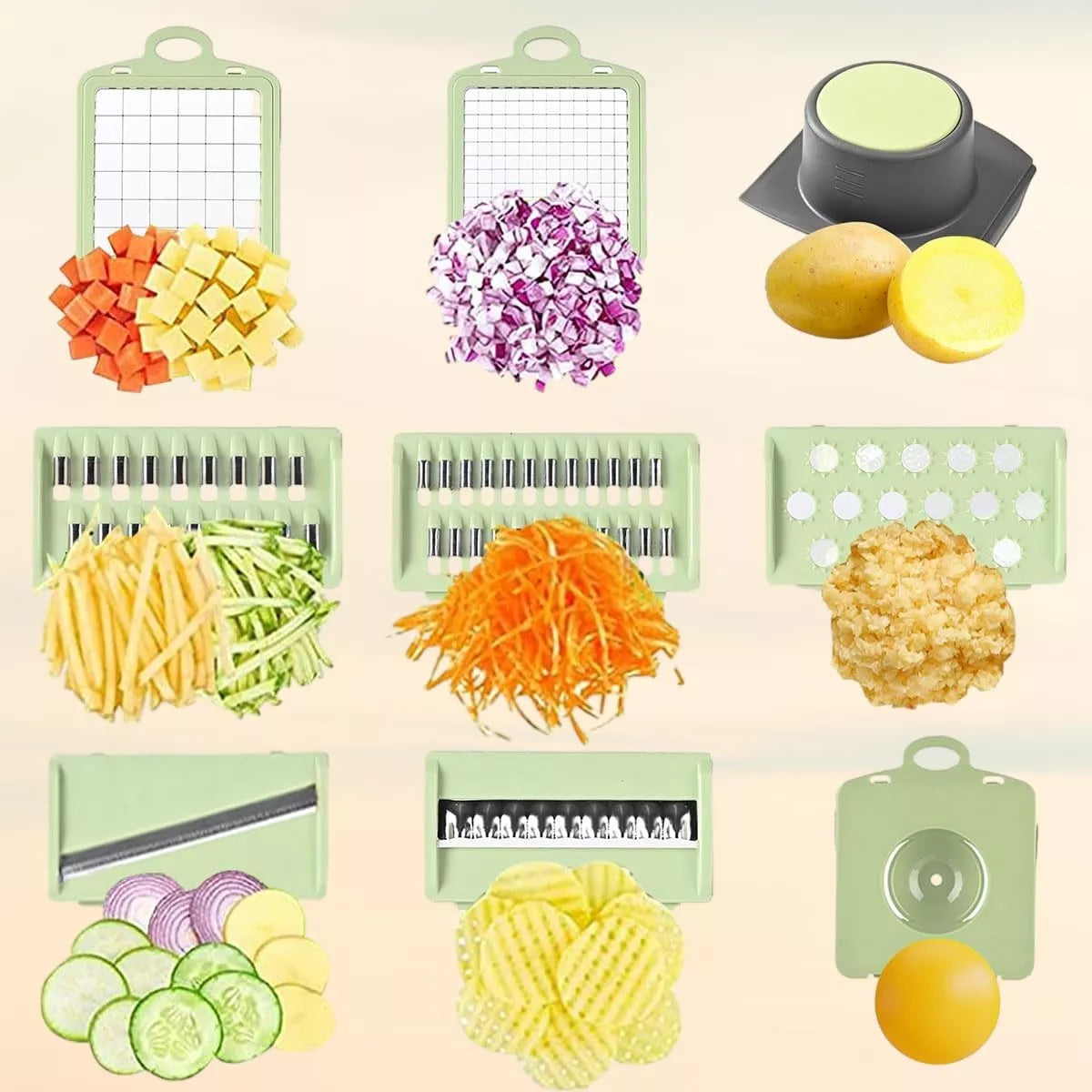 Cortador de verduras 9 en 1