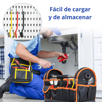 Set X 3 cepillos duros multiusos