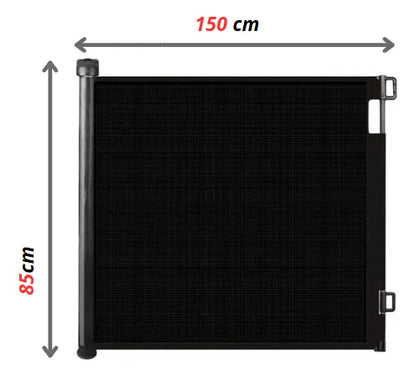 Puerta retráctil de seguridad premium