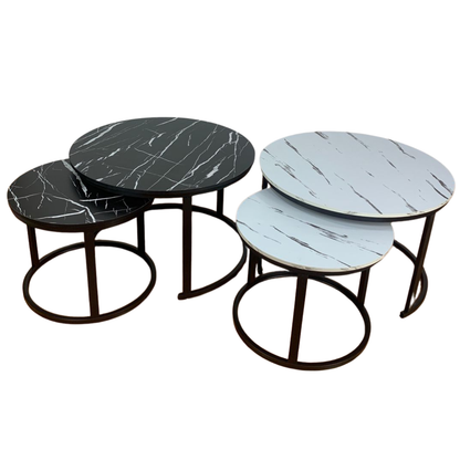Mesa auxiliar doble (1 grande + 1 pequeña)