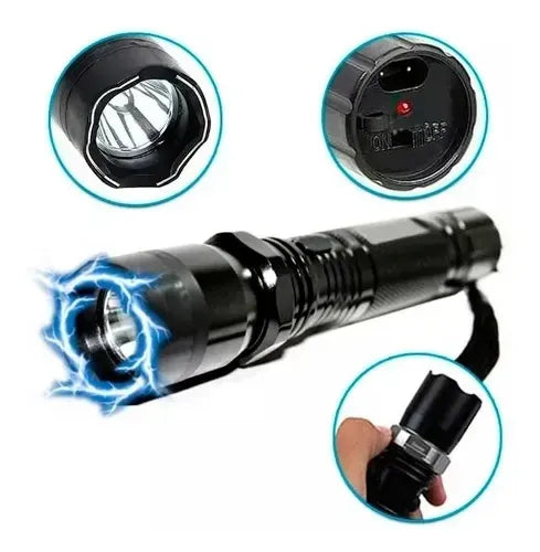 Taser con linterna