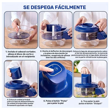 Maquina Peladora Automatica De Fruta Ajo