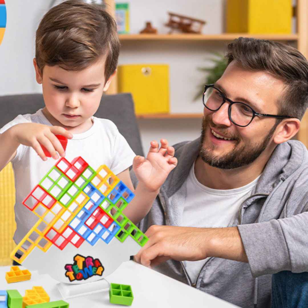 Juego De Equilibrio De Torre 32 bloques