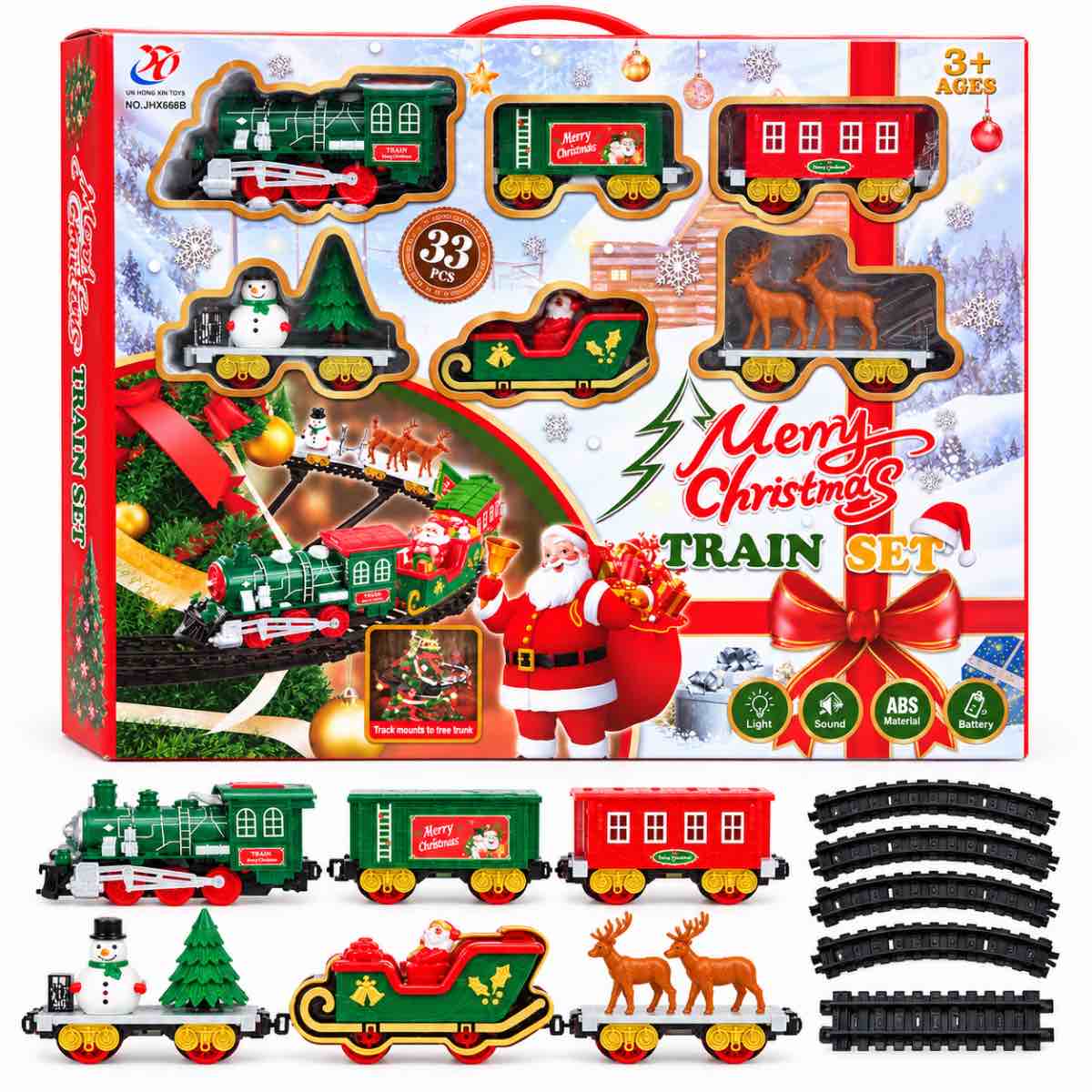 Tren para árbol de navidad