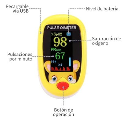 Pulso oximetro pediatrico