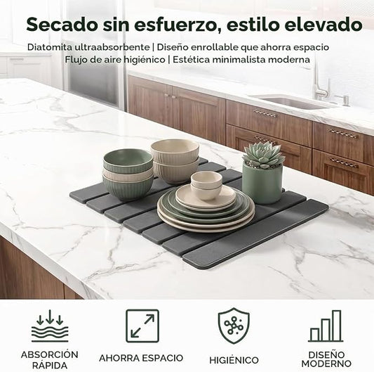 Tapete Escurridor Absorbente Cocina