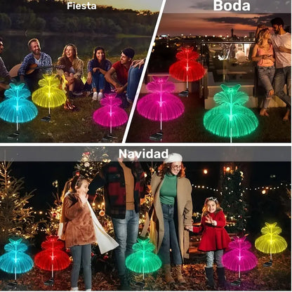 LUZ SOLAR PARA JARDÍN -SET X 2