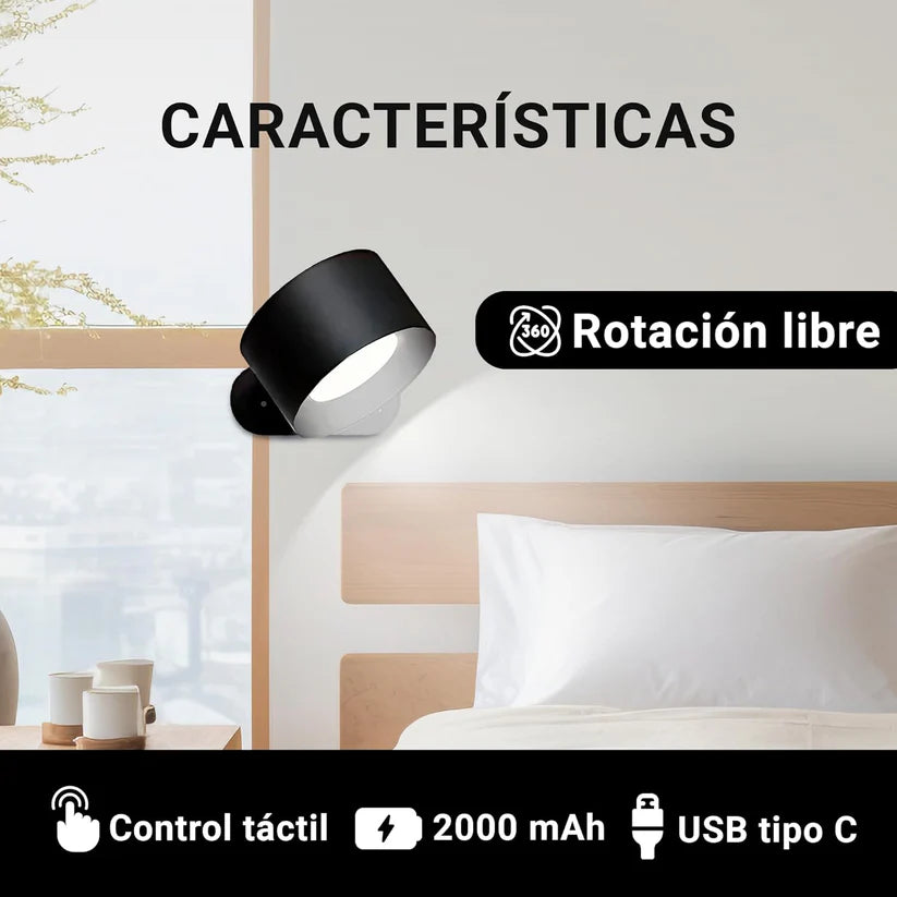 LÁMPARA LED MAGNETICA + CONTROL REMOTO
