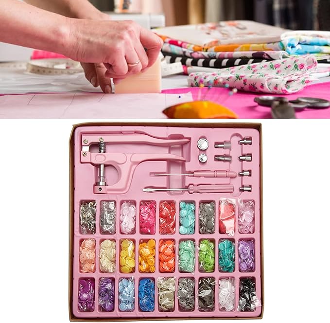 Kit Remachadora de Botones Plásticos