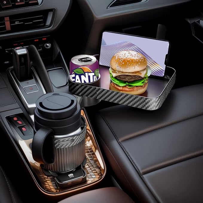 Portavasos con bandeja Para Carro