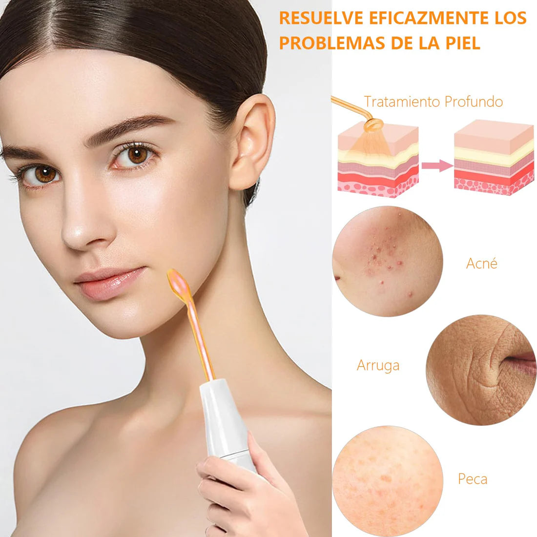 KIT DE ALTA FRECUENCIA PARA MEJORAR LA APARIENCIA DE LA PIEL