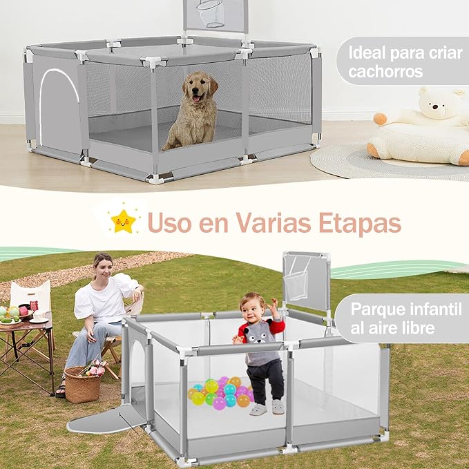 Corral Infantil Cuadrado Play Ground