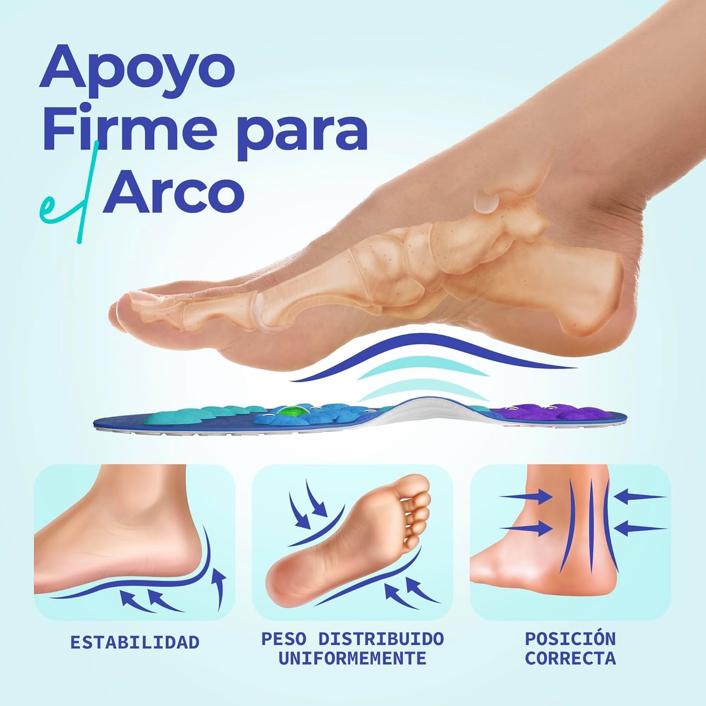 plantilla magnética de acupresión
