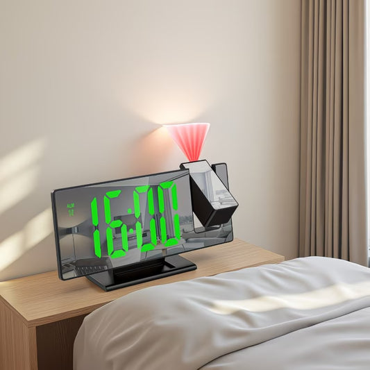 Reloj Despertador Digital De Proyección