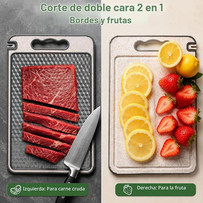 Tabla de picar Alimentos Doble Faz Profesional