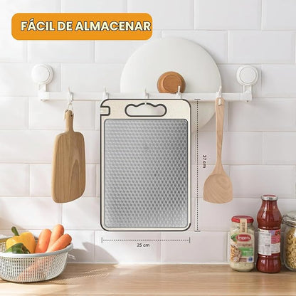 Tabla de picar Alimentos Doble Faz Profesional