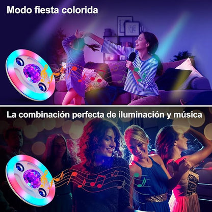 Bombilla Led Con luces y parlante