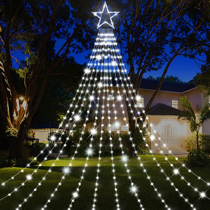 Cascada de luces navideñas 2 metros