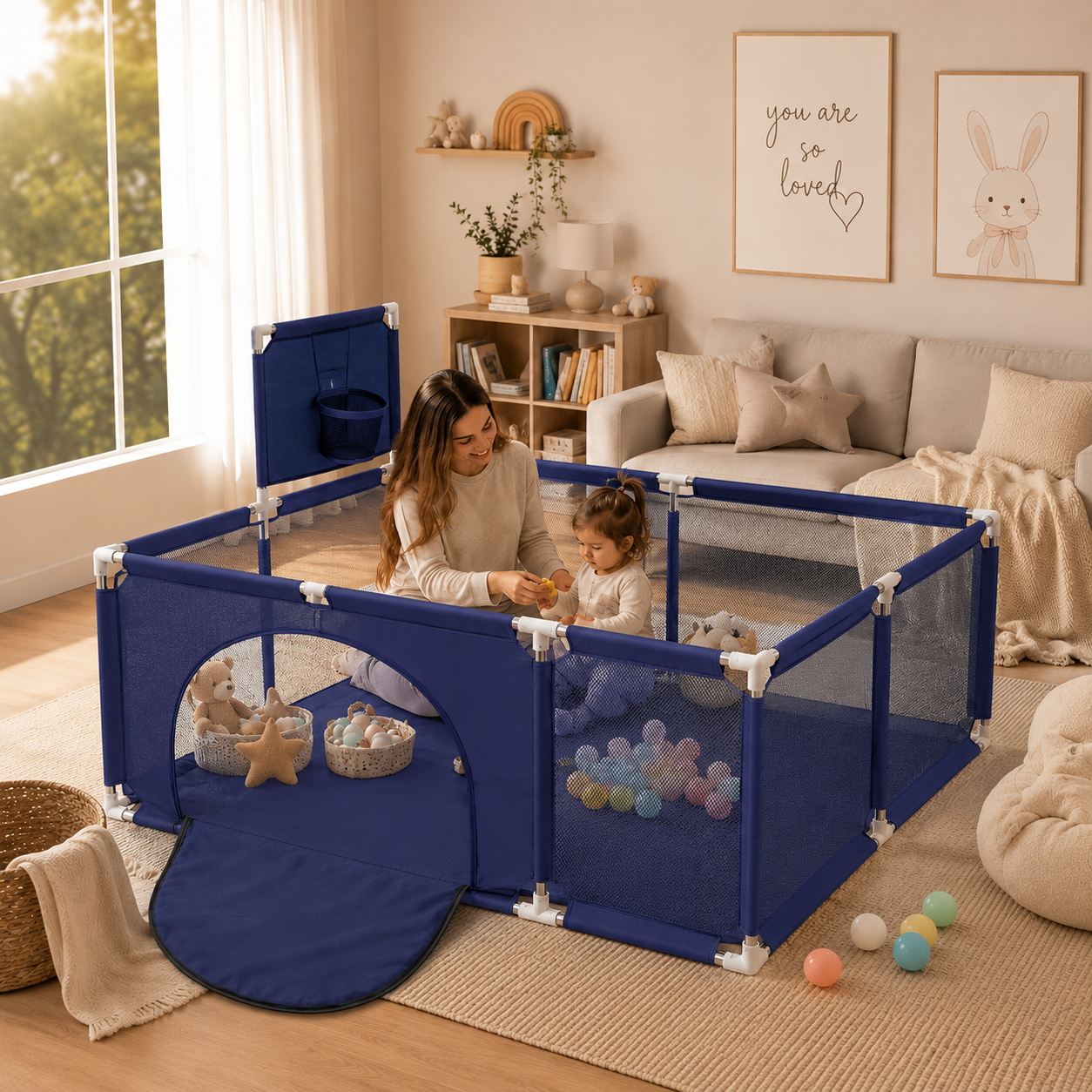 Corral Infantil Cuadrado Play Ground