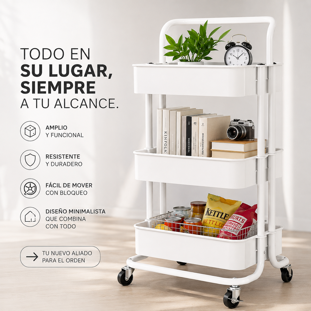 Organizador Plegable ahorra máximo espacio