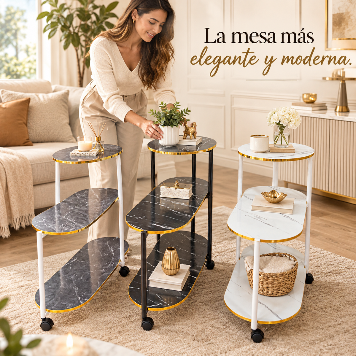 Mesa Auxiliar elegante