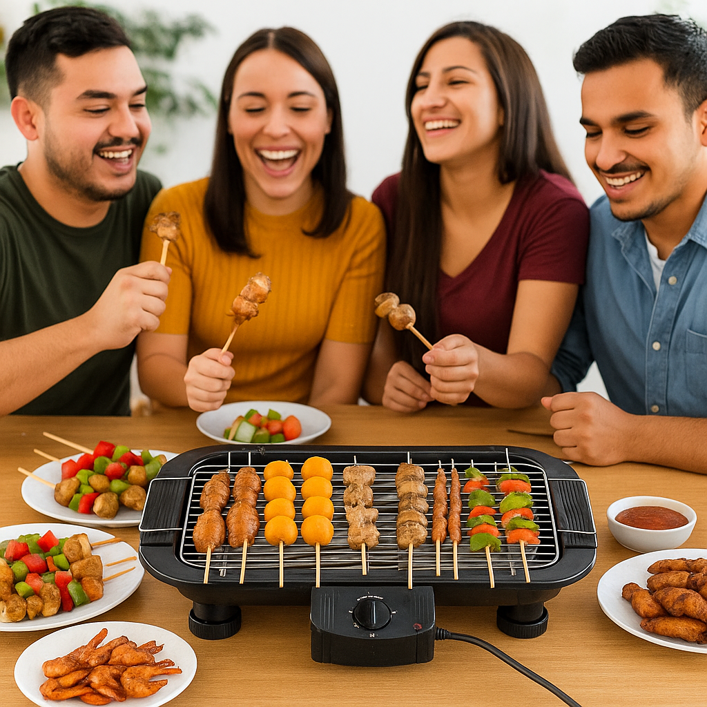 Parrilla Eléctrica Barbacoa en casa