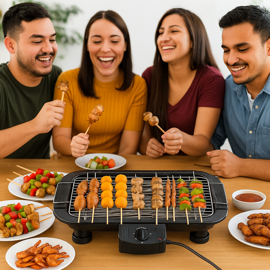 Parrilla Eléctrica Barbacoa en casa