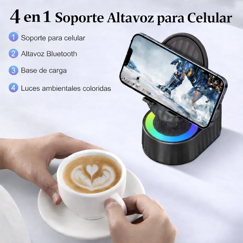 Soporte de Celular con Parlante