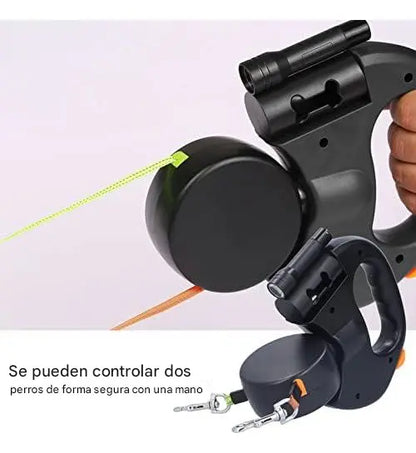 Correa Retráctil Para Mascotas pequeñas y medianas