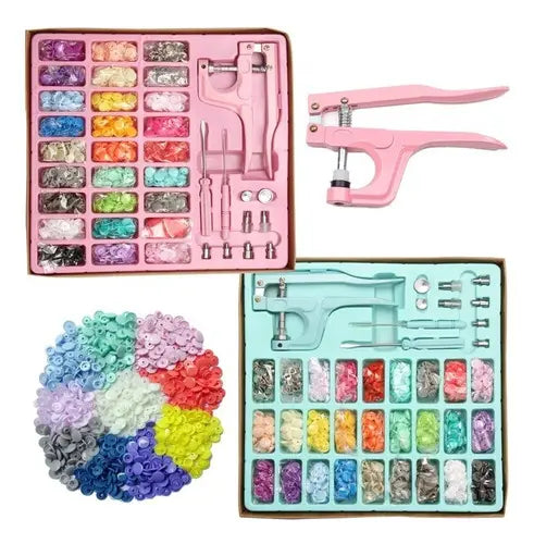 Kit Remachadora de Botones Plásticos