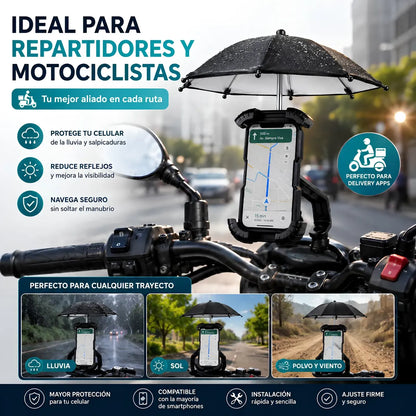 Holder de celular con sombrilla
