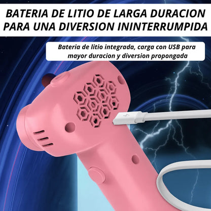 JUGUETE LANZADOR ELECTRICO CON LUZ