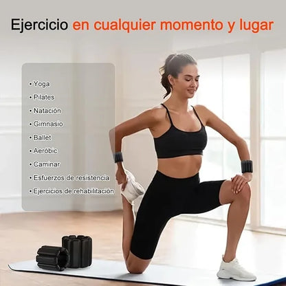 PESAS MUÑEQUERAS O DE TOBILLOS X 2