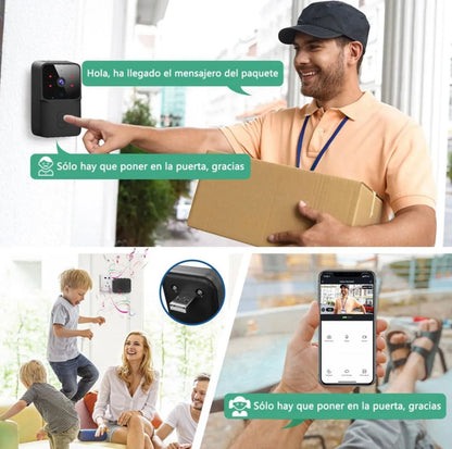 TIMBRE INTELIGENTE CON CAMARA WIFI
