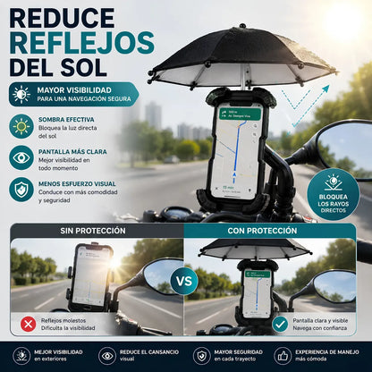 Holder de celular con sombrilla