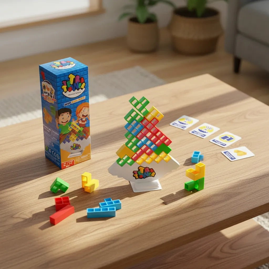 Juego De Equilibrio De Torre 32 bloques