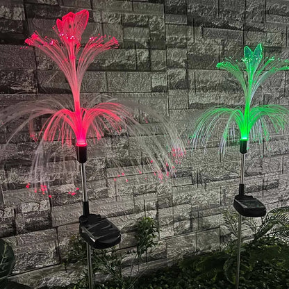 LUZ SOLAR PARA JARDÍN -SET X 2