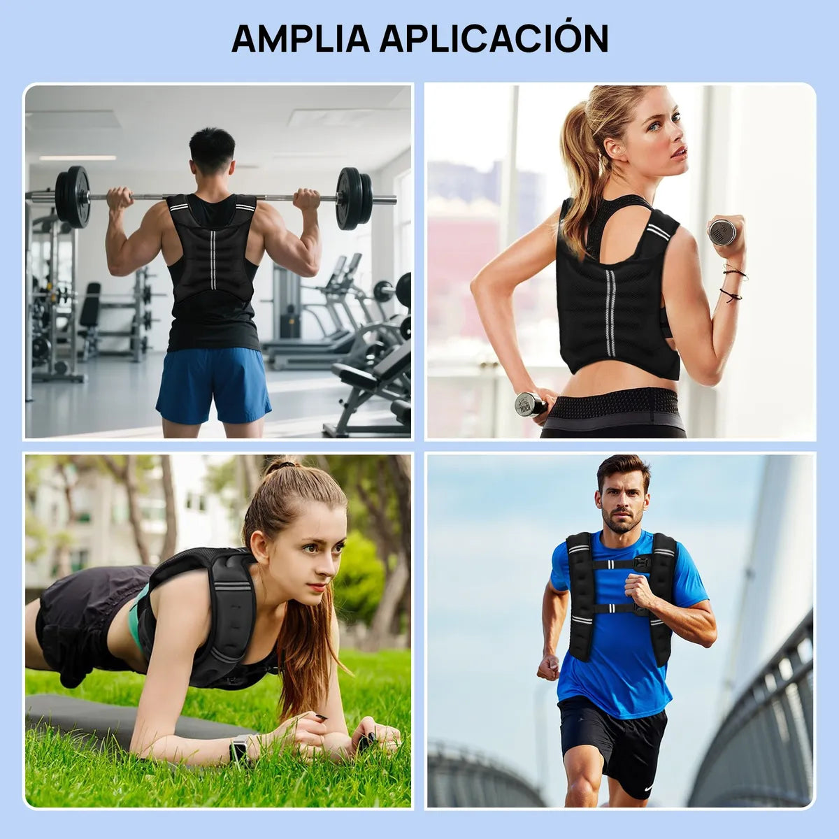 Chaleco Deportivo Con Peso Ejercicio 5kg