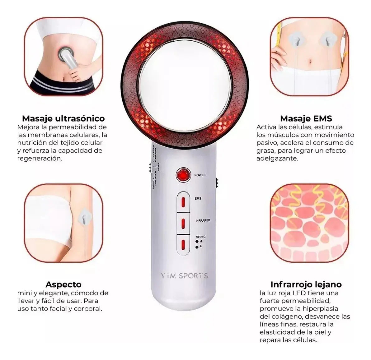 Masajeador Ultrasonido Corporal