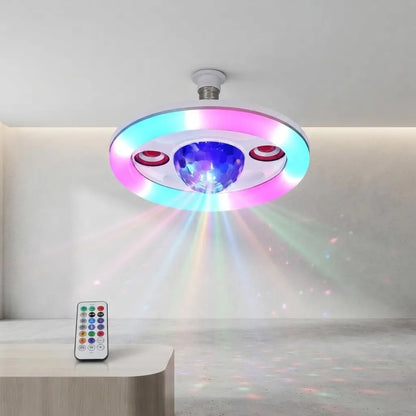 Bombilla Led Con luces y parlante