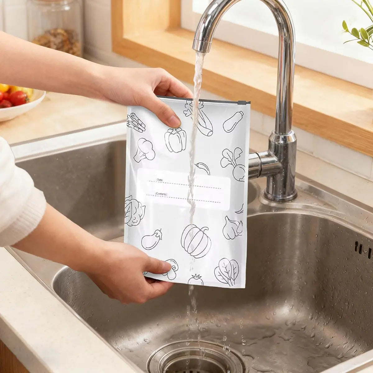 BOLSAS DE SELLADO PARA ALIMENTOS SET X  10